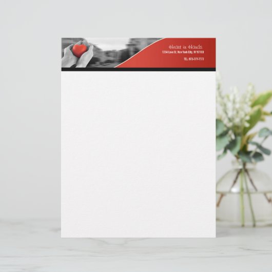 Christelijke briefhoofd (Staand voorkant)