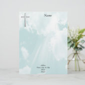 Christelijke briefhoofd ontwerp (Staand voorkant)