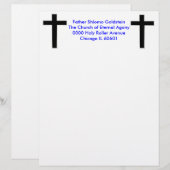 Christelijke briefhoofd sjabloon (Voorkant / Achterkant)