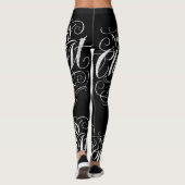 Christelijke briefing met kerstcadebord leggings (Achterkant)