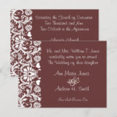 Christelijke bruiloft Alle aangepaste kleuren Uitnodiging Briefkaart (Voorkant / Achterkant)