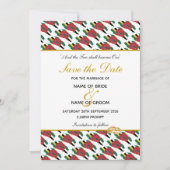 CHRISTELIJKE bruiloft DOMINICA Save The Date (Voorkant)