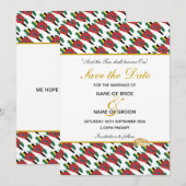 CHRISTELIJKE bruiloft DOMINICA Save The Date (Voorkant / Achterkant)