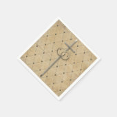 Christelijke bruiloft en Rings Napkins Servet (Hoek)