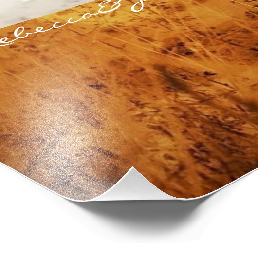 Christelijke  bruiloft foto afdruk (Hoek)