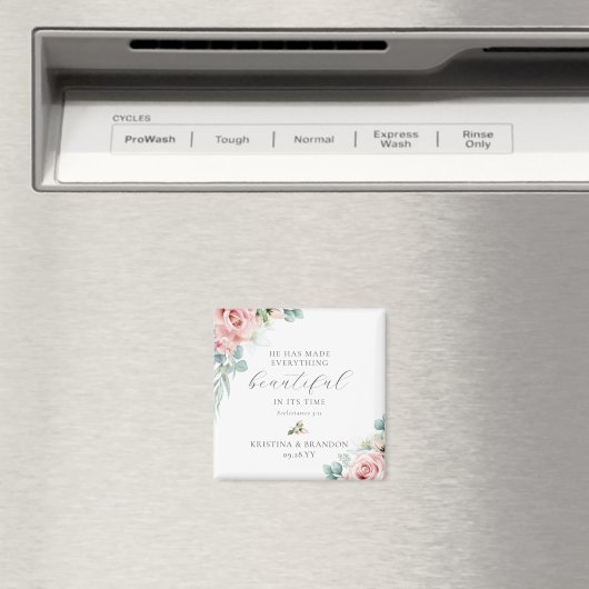 Christelijke bruiloft gunsten bijbel vers magneet (Insitu (Vaatwasser))