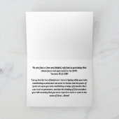 Christelijke bruiloft Kaart (Binnen)