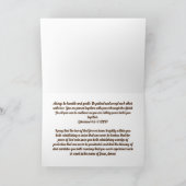 Christelijke bruiloft Kaart (Binnen)