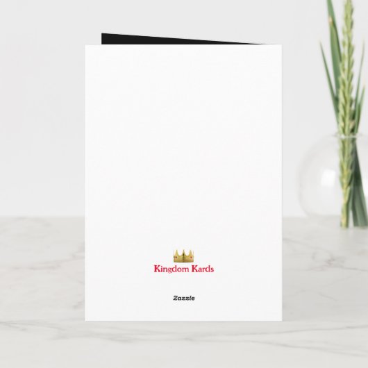 Christelijke bruiloft Kaart (Achterkant)