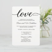 Christelijke bruiloft liefde nooit mislukt kaart (Staand voorkant)