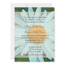 Christelijke bruiloft met echte witte maisbloem