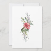 Christelijke bruiloft met licht roze lauw kaart (Achterkant)