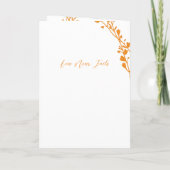 Christelijke bruiloft Uitnodiging Wijzigingskaartk (Achterkant)