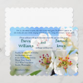 Christelijke bruiloft uitnodigingslied van Salomo Kaart (Voorkant / Achterkant)