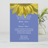 Christelijke bruiloft voor zonnebloemen kaart (Staand voorkant)