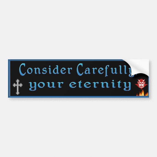 christelijke bumpersticker (Voorkant)