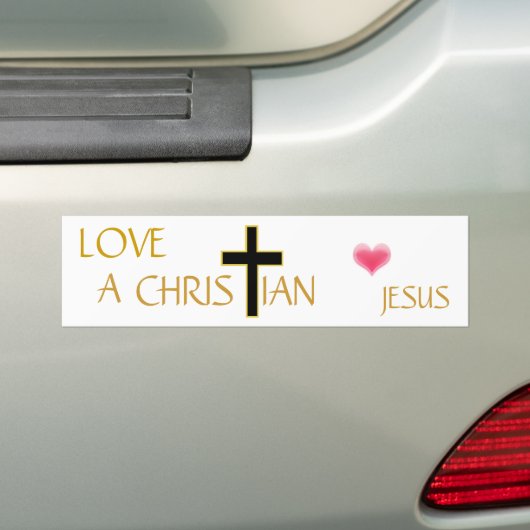 Christelijke Bumpersticker (Op auto)
