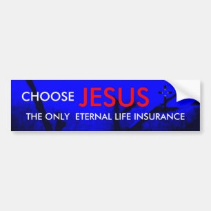 Christelijke Bumpersticker interne levensverzekeri