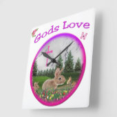 Christelijke bundels vierkante klok (Hoek)