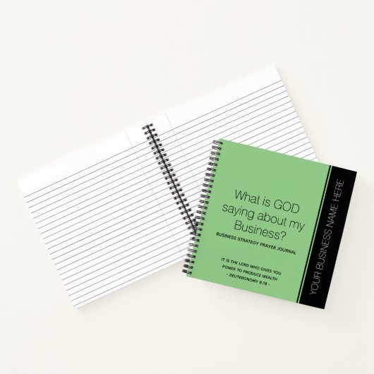 Christelijke Business Prayer Diary Notitieboek (Binnen)