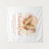 Christelijke butterfly bijbel voor vrouwen: dankba wandkleed (Voorkant (horizontaal))