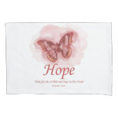 Christelijke butterfly bijbel voor vrouwen: Hoop  Kussensloop (Voorkant)