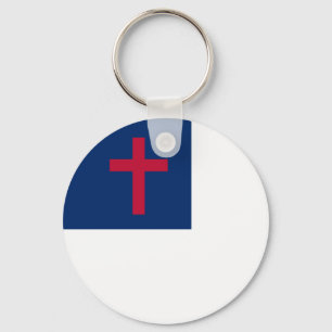 Christelijke Button Sleutelhanger