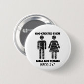 Christelijke BUTTONNEN VOOR MANNEN EN VROUWEN Ronde Button 5,7 Cm (Voorkant /achterkant)