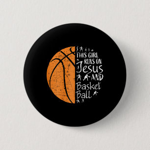 Christelijke Bysketbyll Gifts Vrouwen Tiener Meisj Ronde Button 5,7 Cm