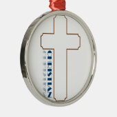 Christelijke cadeaus metalen ornament (Rechts)