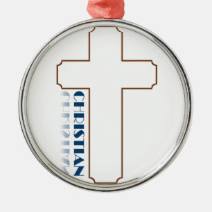 Christelijke cadeaus metalen ornament