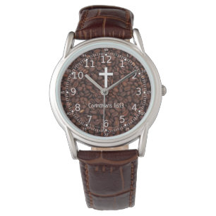 Christelijke cadeaus voor mannen en koffie horloge