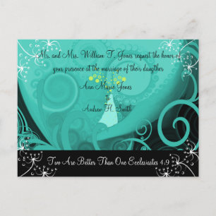 Christelijke Calla Lily Two is beter dan 1 Uitnodiging Briefkaart