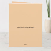 CHRISTELIJKE CAT BIRTHDAY PHILIPPIANS 1:3 GREETING KAART (Achterkant)