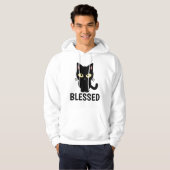 Christelijke CAT-overhemden, BLESSED Hoodie (Voorkant volledig)