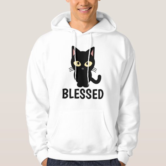 Christelijke CAT-overhemden, BLESSED Hoodie (Voorkant)