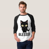 Christelijke CAT-overhemden, BLESSED T-shirt (Voorkant volledig)