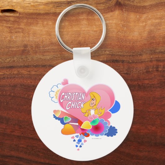 Christelijke Chick Sleutelhanger (Voorkant)