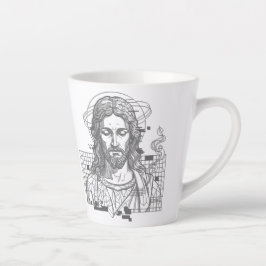 Christelijke Christgolf Raster Anaglyf Jezus Chris Latte Mok