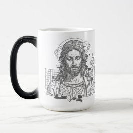 Christelijke Christgolf Raster Anaglyf Jezus Chris Magische Mok