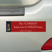 Christelijke CHRISTMAS-Bumpersticker Bumpersticker (Op auto)
