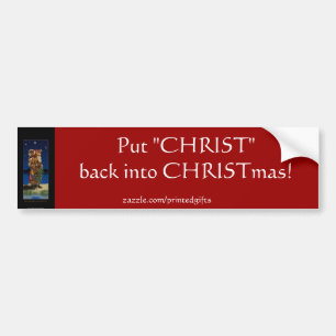Christelijke CHRISTMAS-Bumpersticker Bumpersticker