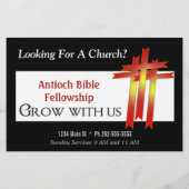 Christelijke Church Flyer " (Achterkant)