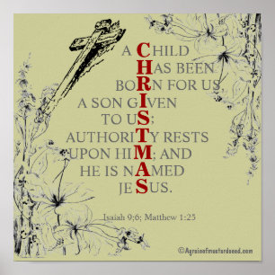 Christelijke Citaten Poster