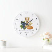 Christelijke Communion Luke 22:19 Brood en wijn Grote Klok (Huis)