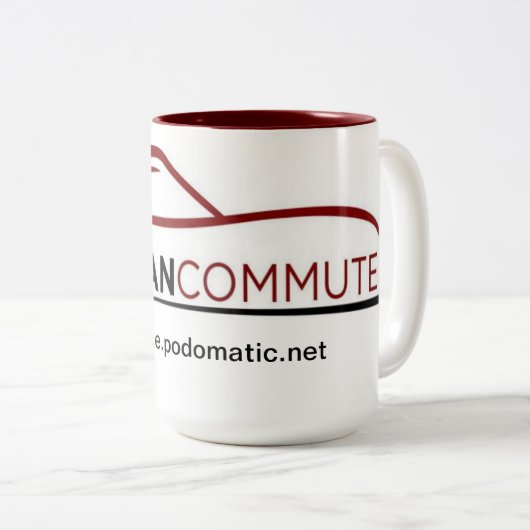 Christelijke commutatie-Mok Tweekleurige Koffiemok (Voorkant rechts)