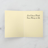 Christelijke condoleancekaart kaart (Binnen)
