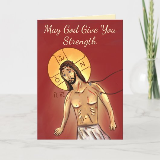 Christelijke condoleancekaart kaart (Voorkant)