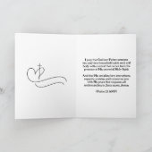 Christelijke condoleanceKaart Kaart (Binnen)