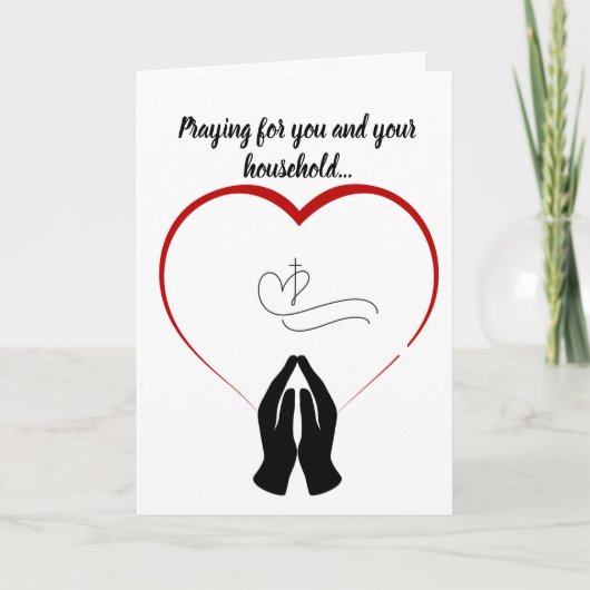 Christelijke condoleancekaart kaart (Voorkant)